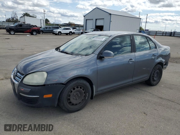 2009 Volkswagen Jetta S with VIN 3VWJM71K59M007776, listed as a Copart auction lot 53959525 with 190,557 mi miles and Salvage title. Bid and sale history available at DreamBid. Image 1.