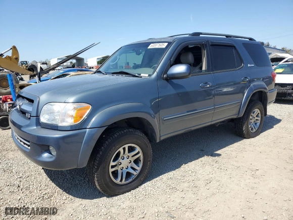 2006 Toyota Sequoia Limited with VIN 5TDBT48A46S275140, listed as a Copart auction lot 50007505 with 291,840 mi miles and Salvage Title. Bid and sale history available at carsss.com. Image 1.