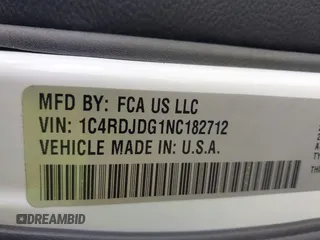 2022 Dodge Durango GT with VIN 1C4RDJDG1NC182712, listed as a IAAI auction lot 41468190 with 115,903 mi miles and . Bid and sale history available at DreamBid. Image 9.