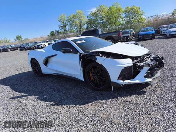 2023 Chevrolet Corvette 1LT with VIN 1G1YA2D42P5116900, listed as a Copart auction lot 56719765 with 15,129 mi miles and Salvage title. Bid and sale history available at DreamBid. Image 3.
