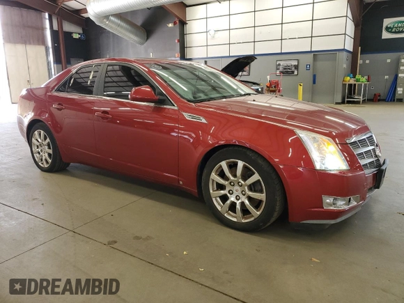 2008 Cadillac CTS AWD w/1SB with VIN 1G6DT57V880213431, listed as a Copart auction lot 77392944 with 107,211 mi miles and Clean Title. Bid and sale history available at carsss.com. Image 4.