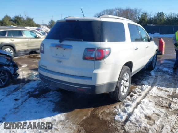 2013 GMC Acadia SLE with VIN 1GKKRPKD1DJ155054, listed as a IAAI auction lot 41608474 with 180,648 mi miles and . Bid and sale history available at DreamBid. Image 4.
