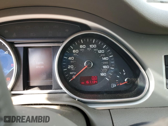 2010 Audi Q7 Premium Plus with VIN WA1LMAFE2AD001536, listed as a Copart auction lot 55660415 with Not provided miles and Clean title. Bid and sale history available at DreamBid. Image 9.