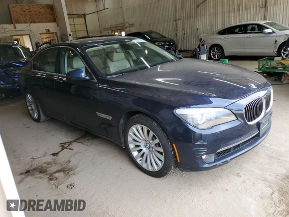 2012 BMW 7 Series 750i xDrive with VIN WBAKC6C5XCC396660, listed as a Copart auction lot 55325095 with 106,667 mi miles and Clean Title. Bid and sale history available at DreamBid. Image 4.