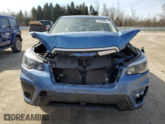 2021 Subaru Forester with VIN JF2SKAAC0MH493351, listed as a Copart auction lot 49169645 with 38,973 mi miles and Salvage title. Bid and sale history available at DreamBid. Image 5.