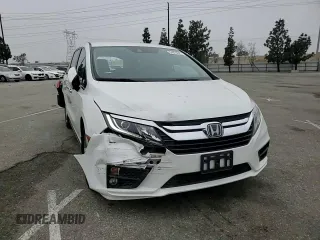 2020 Honda Odyssey EX with VIN 5FNRL6H57LB038073, listed as a Copart auction lot 54979525 with 38,114 mi miles and Salvage title. Bid and sale history available at DreamBid. Image 14.