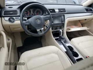 2014 Volkswagen Passat SE with VIN 1VWBP7A30EC008267, listed as a Copart auction lot 60261435 with 93,306 mi miles and Salvage title. Bid and sale history available at DreamBid. Image 8.