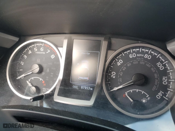 2022 Toyota Tacoma 4WD SR with VIN 3TMCZ5AN1NM483304, listed as a Copart auction lot 85561014 with 87,953 mi miles and Salvage Title. Bid and sale history available at carsss.com. Image 9.