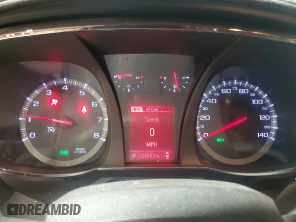 2016 GMC Terrain SLE with VIN 2GKALNEK8G6223170, listed as a Copart auction lot 46083705 with 124,858 mi miles and Salvage Title. Bid and sale history available at carsss.com. Image 9.