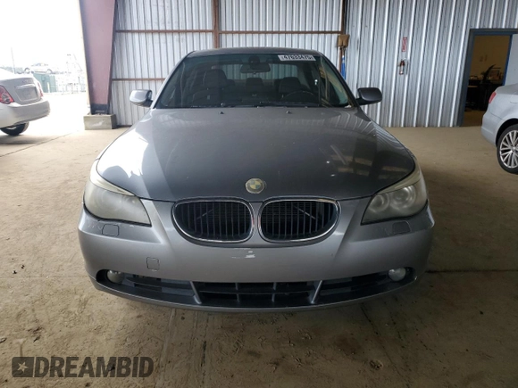 2004 BMW 5 Series 530i with VIN WBANA73504B059236, listed as a Copart auction lot 47633475 with 211,366 mi miles and Salvage Title. Bid and sale history available at DreamBid. Image 5.