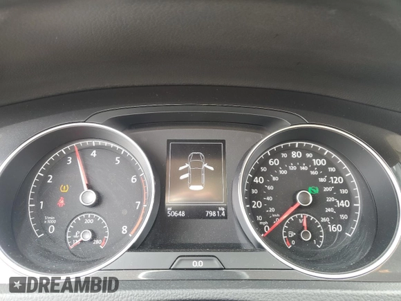 2018 Volkswagen Golf S с VIN 3VWG17AU5JM283688, выставлен на аукционе Copart как лот 59149395 с пробегом 50 648 миль миль и Списание • Salvage title. История ставок и продаж доступна на DreamBid. Изображение 9.