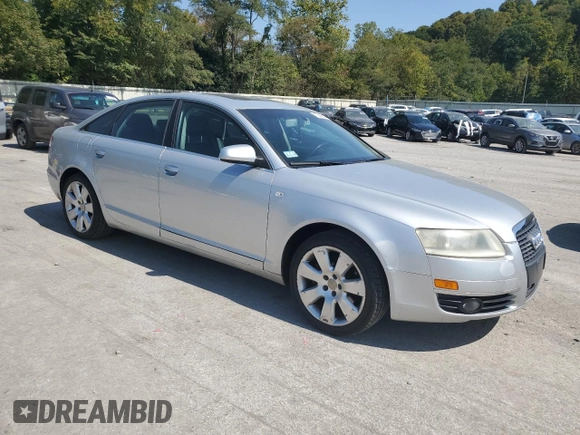 2006 Audi A6 with VIN WAUDG74F16N042092, listed as a Copart auction lot 70844864 with 188,745 mi miles and Salvage Title. Bid and sale history available at carsss.com. Image 4.