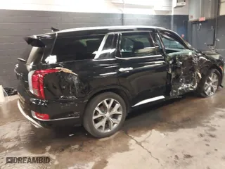2022 Hyundai Palisade Ultimate Calligraphy with VIN KM8R5DHE2NU463821, listed as a IAAI auction lot 41545273 with 54,023 mi miles. Bid and sale history available at carsss.com. Image 4.