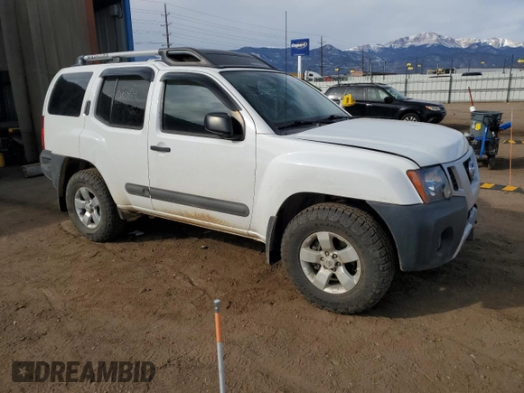 2012 Nissan Xterra X with VIN 5N1AN0NW0CC501097, listed as a Copart auction lot 48432115 with 112,140 mi miles and Salvage Title. Bid and sale history available at carsss.com. Image 4.