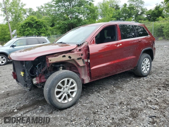 2021 Jeep Grand Cherokee Laredo X with VIN 1C4RJFAG4MC509936, listed as a Copart auction lot 62006885 with 44,271 mi miles and Salvage title. Bid and sale history available at DreamBid. Image 1.
