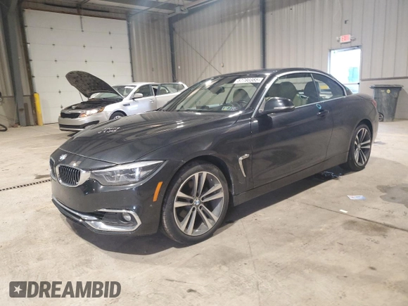 2020 BMW 4 Series 430i xDrive with VIN WBA4Z3C05L5N80743, listed as a Copart auction lot 57790385 with 12,498 mi miles and Salvage title. Bid and sale history available at DreamBid. Image 1.