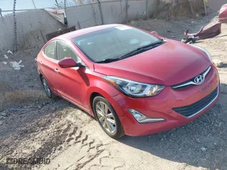 2014 Hyundai Elantra SE with VIN KMHDH4AE0EU066099, listed as a IAAI auction lot 42009533 with 112,063 mi miles. Bid and sale history available at carsss.com. Image 1.