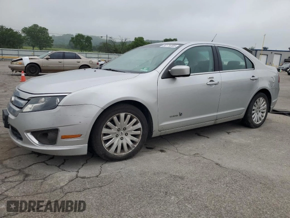 2010 Ford Fusion Hybrid with VIN 3FADP0L37AR379511, listed as a Copart auction lot 56175385 with 124,136 mi miles and Salvage title. Bid and sale history available at DreamBid. Image 1.