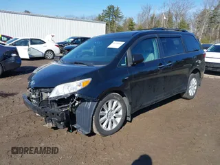 2017 Toyota Sienna XLE with VIN 5TDDZ3DC8HS166143, listed as a IAAI auction lot 41739916 with 132,948 mi miles and . Bid and sale history available at DreamBid. Image 2.