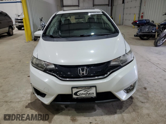 2017 Honda Fit EX with VIN JHMGK5H77HS003015, listed as a Copart auction lot 57205495 with 112,481 mi miles and Salvage title. Bid and sale history available at DreamBid. Image 5.