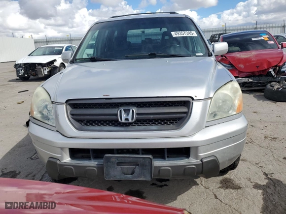 2003 Honda Pilot EX with VIN 2HKYF18533H512723, listed as a Copart auction lot 49357245 with 210,561 mi miles and Salvage Title. Bid and sale history available at carsss.com. Image 5.