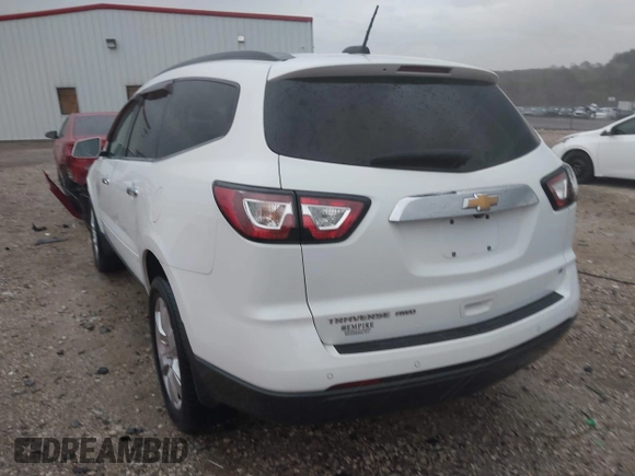 2017 Chevrolet Traverse LT with VIN 1GNKVGKD1HJ346557, listed as a IAAI auction lot 41919372 with 62,838 mi miles and . Bid and sale history available at DreamBid. Image 3.