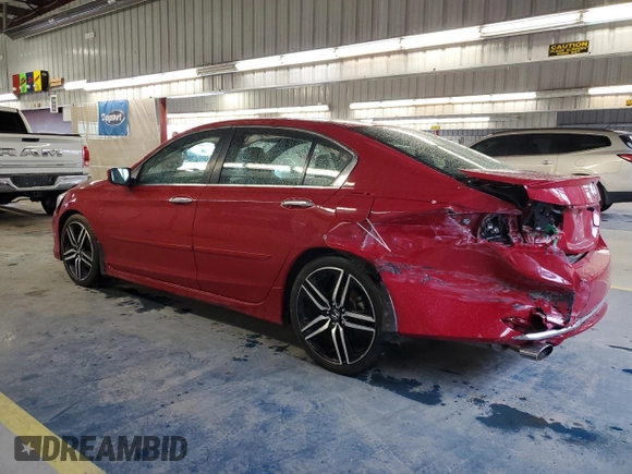 2016 Honda Accord Sport with VIN 1HGCR2F56GA137046, listed as a Copart auction lot 57319325 with 140,401 mi miles and Salvage title. Bid and sale history available at DreamBid. Image 2.