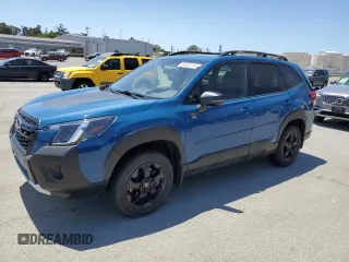 2023 Subaru Forester Wilderness with VIN JF2SKAMC9PH456962, listed as a Copart auction lot 58353725 with 21,487 mi miles and Salvage title. Bid and sale history available at DreamBid. Image 1.