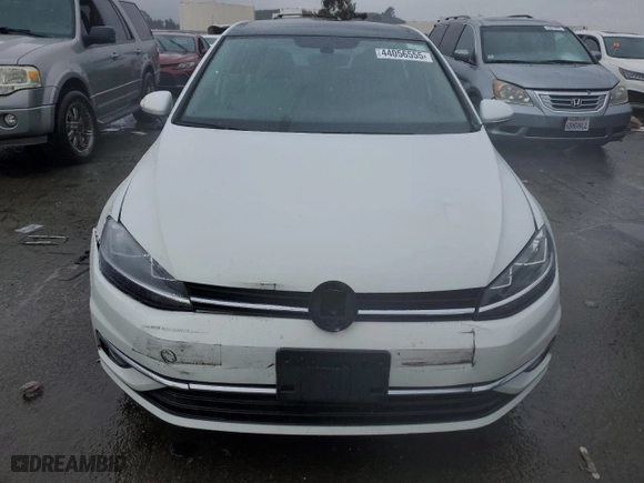 2019 Volkswagen Golf S with VIN 3VWG57AU6KM036198, listed as a Copart auction lot 44056555 with 26,016 mi miles and Salvage Title. Bid and sale history available at carsss.com. Image 5.