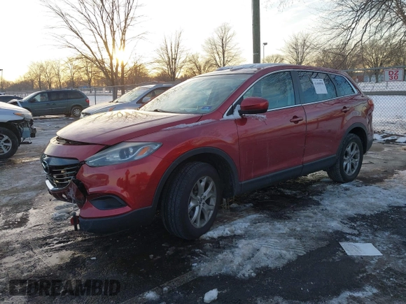 2014 Mazda CX-9 Touring with VIN JM3TB3CV1E0433325, listed as a IAAI auction lot 41409898 with 117,082 mi miles. Bid and sale history available at carsss.com. Image 2.