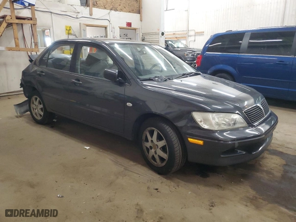 2003 Mitsubishi Lancer LS with VIN JA3AJ36E53U090103, listed as a Copart auction lot 53543705 with 167,724 mi miles and Salvage Title. Bid and sale history available at carsss.com. Image 4.