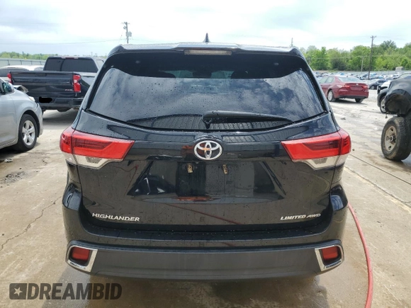 2019 Toyota Highlander Limited с VIN 5TDDZRFH1KS701297, выставлен на аукционе Copart как лот 55472505 с пробегом 75 254 миль миль и Списание • Salvage title. История ставок и продаж доступна на DreamBid. Изображение 6.