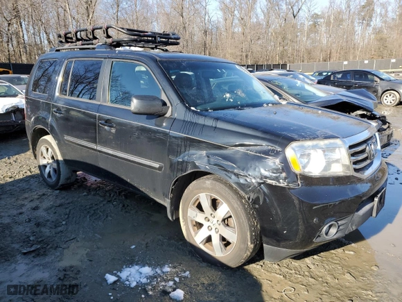 2013 Honda Pilot Touring with VIN 5FNYF4H98DB038630, listed as a Copart auction lot 88223605 with 156,790 mi miles and Salvage Title. Bid and sale history available at carsss.com. Image 4.