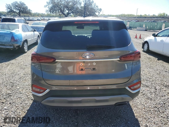 2020 Hyundai Santa Fe SE with VIN 5NMS23AD3LH238984, listed as a Copart auction lot 48313335 with 35,626 mi miles and Non Repairable. Bid and sale history available at carsss.com. Image 6.
