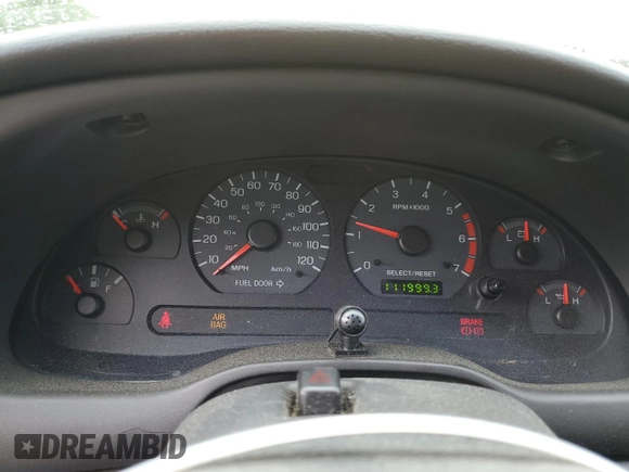 2003 Ford Mustang Deluxe with VIN 1FAFP44433F443082, listed as a Copart auction lot 59916015 with 111,999 mi miles and Salvage title. Bid and sale history available at DreamBid. Image 9.