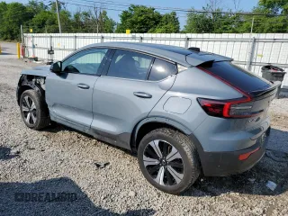 2023 Volvo C40 Recharge Pure Electric Plus with VIN YV4ED3GL7P2035836, listed as a Copart auction lot 54686744 with 535 mi miles and Salvage Title. Bid and sale history available at carsss.com. Image 2.