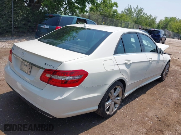 2012 Mercedes-Benz E 350 Luxury with VIN WDDHF8JB7CA620980, listed as a IAAI auction lot 42659488 with 113,301 mi miles and . Bid and sale history available at DreamBid. Image 4.