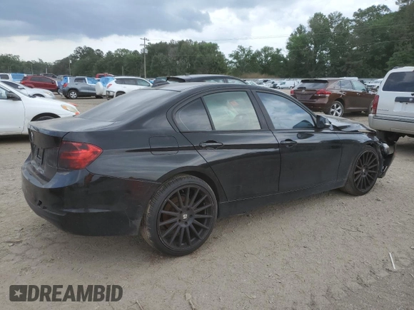 2015 BMW 3 Series 320i with VIN WBA3B1C5XFP831586, listed as a Copart auction lot 54100965 with 0 mi miles and Clean Title. Bid and sale history available at carsss.com. Image 3.