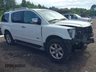 2008 Nissan Armada SE z VIN 5N1BA08D88N613734, wystawiony jako IAAI lot #42139065 z przebiegiem 215 168 mil mil oraz . Historia ofert i sprzedaży dostępna na DreamBid. Obrazek 1.