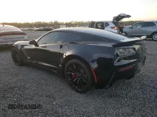 2015 Chevrolet Corvette Z06 2LZ with VIN 1G1YR2D64F5606585, listed as a Copart auction lot 76243904 with 0 mi miles and Salvage Title. Bid and sale history available at carsss.com. Image 2.