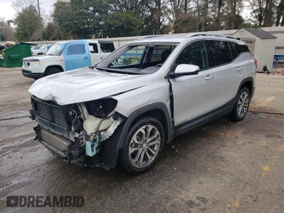 2019 GMC Terrain SLT with VIN 3GKALPEV0KL184519, listed as a Copart auction lot 44313905 with 123,026 mi miles and Salvage Title. Bid and sale history available at DreamBid. Image 1.