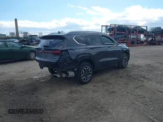 2021 Hyundai Santa Fe Limited with VIN 5NMS4DAL6MH334293, listed as a IAAI auction lot 41422771 with 38,979 mi miles. Bid and sale history available at carsss.com. Image 4.