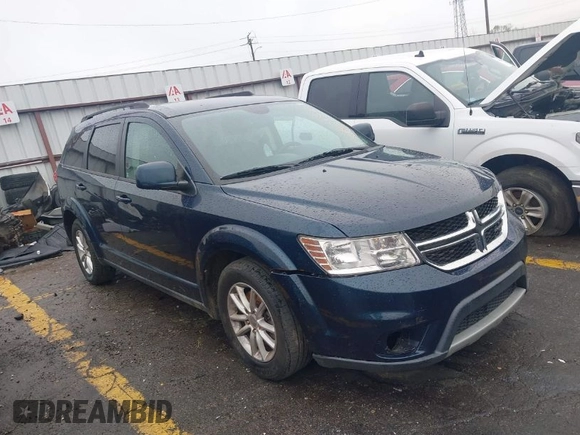 2014 Dodge Journey SXT with VIN 3C4PDCBB4ET245932, listed as a IAAI auction lot 41857444 with 228,827 mi miles. Bid and sale history available at carsss.com. Image 1.