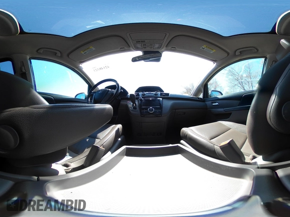 2014 Honda Odyssey EX-L with VIN 5FNRL5H68EB102286, listed as a IAAI auction lot 42148323 with 160,446 mi miles and . Bid and sale history available at carsss.com. Image 18.