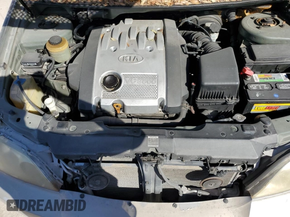 2005 Kia Sedona LX with VIN KNDUP132856716343, listed as a Copart auction lot 76028804 with 122,914 mi miles and Salvage Title. Bid and sale history available at carsss.com. Image 12.