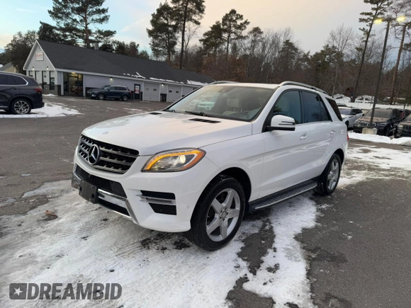 2014 Mercedes-Benz M 550 with VIN 4JGDA7DB0EA408983, listed as a Copart auction lot 42161095 with 115,482 mi miles and Clean Title. Bid and sale history available at carsss.com. Image 1.