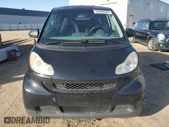 2009 Smart fortwo Pure with VIN WMEEJ31X89K287722, listed as a Copart auction lot 54266035 with 203,261 mi miles and Salvage Title. Bid and sale history available at carsss.com. Image 5.