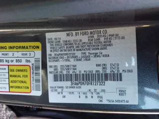2015 Ford Fusion SE with VIN 3FA6P0H70FR127322, listed as a IAAI auction lot 41607268 with 116,283 mi miles. Bid and sale history available at carsss.com. Image 9.