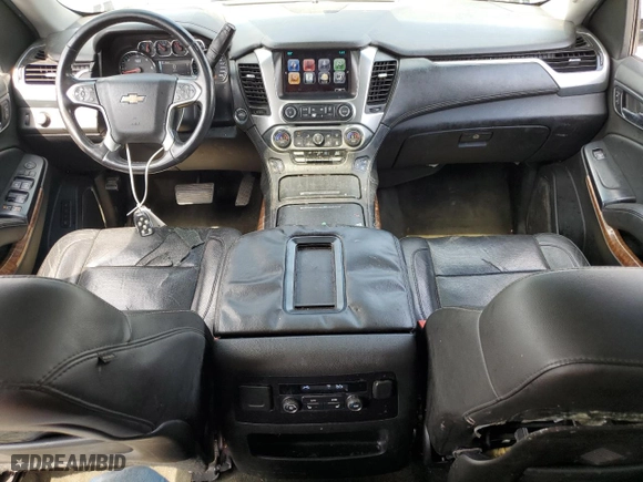 2015 Chevrolet Suburban LTZ with VIN 1GNSCKKCXFR216890, listed as a Copart auction lot 52695155 with 233,296 mi miles and Clean Title. Bid and sale history available at carsss.com. Image 8.