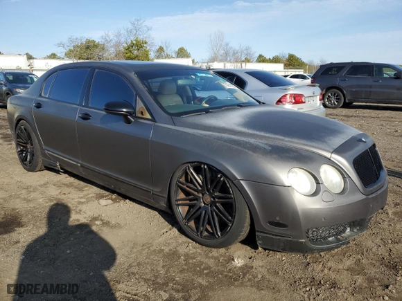 2006 Bentley Continental Flying Spur with VIN SCBBR53W26C036567, listed as a Copart auction lot 51447955 with 54,265 mi miles and Clean Title. Bid and sale history available at carsss.com. Image 4.